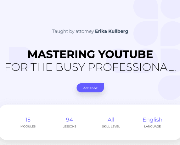 Mastering Youtube For The Busy Professional